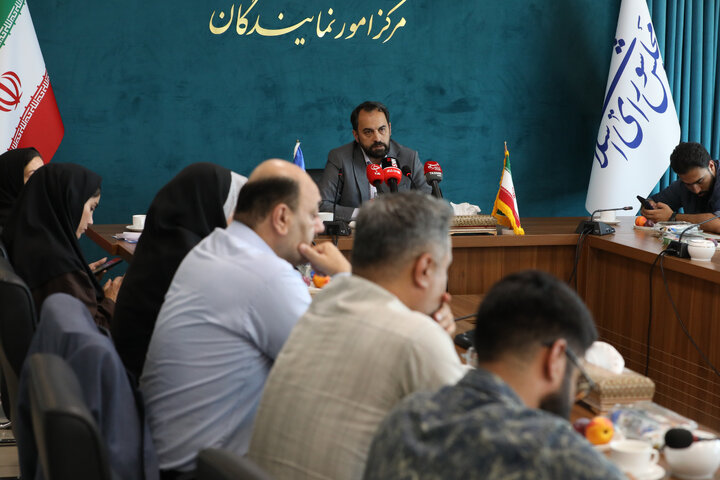 نشست خبری نایب رئیس کمیسیون اصل نودم قانون اساسی
