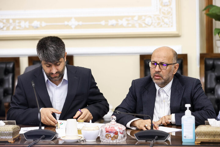 نشست بررسی برنامه هفتم پیشرفت با حضور دکتر قالیباف