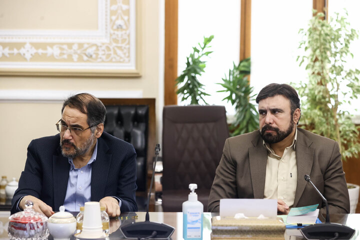 نشست بررسی برنامه هفتم پیشرفت با حضور دکتر قالیباف