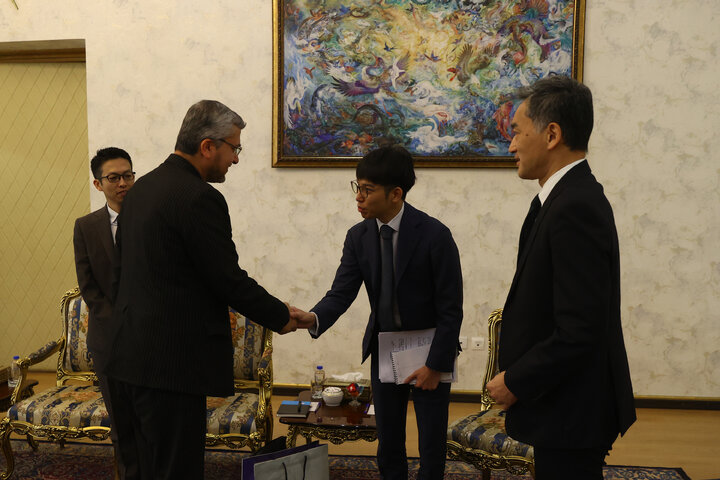 دیدار سفیر ژاپن در ایران با ابراهیم رضایی نماینده دشتستان