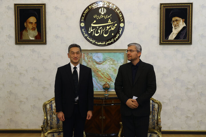 دیدار سفیر ژاپن در ایران با ابراهیم رضایی نماینده دشتستان