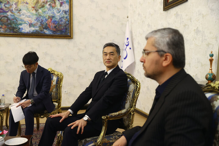 دیدار سفیر ژاپن در ایران با ابراهیم رضایی نماینده دشتستان