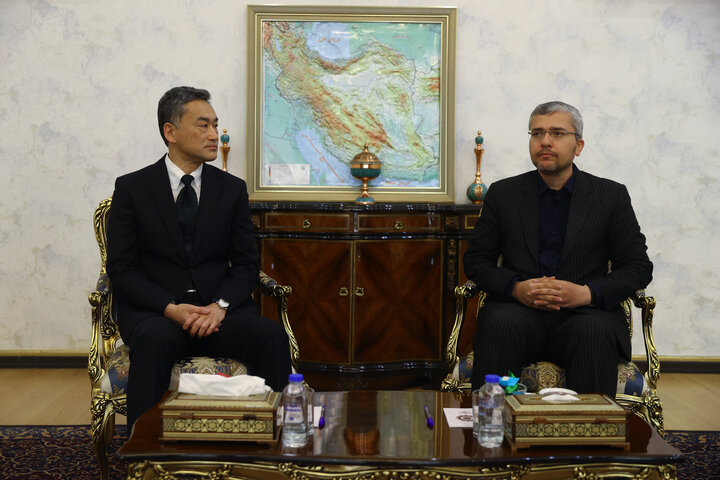 دیدار سفیر ژاپن در ایران با ابراهیم رضایی نماینده دشتستان