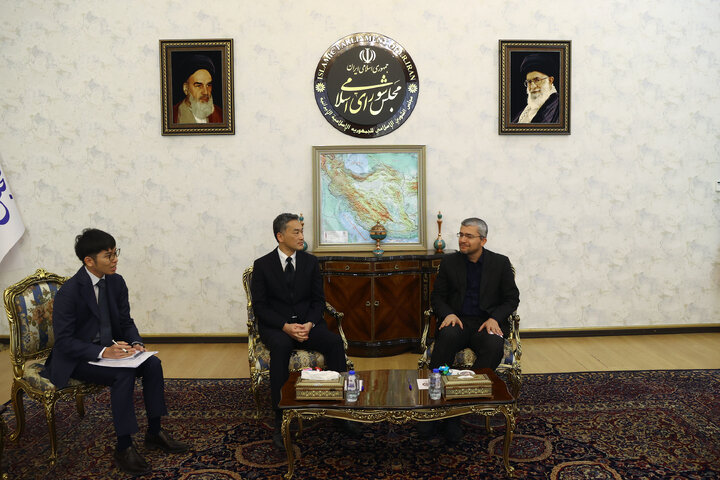 دیدار سفیر ژاپن در ایران با ابراهیم رضایی نماینده دشتستان