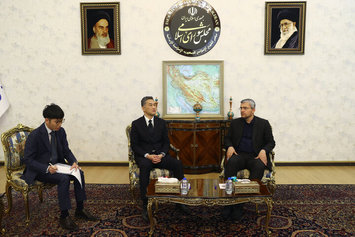 دیدار سفیر ژاپن در ایران با ابراهیم رضایی نماینده دشتستان