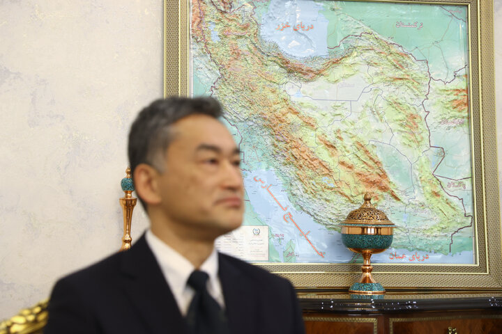 دیدار سفیر ژاپن در ایران با ابراهیم رضایی نماینده دشتستان