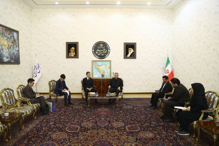 دیدار سفیر ژاپن در ایران با ابراهیم رضایی نماینده دشتستان