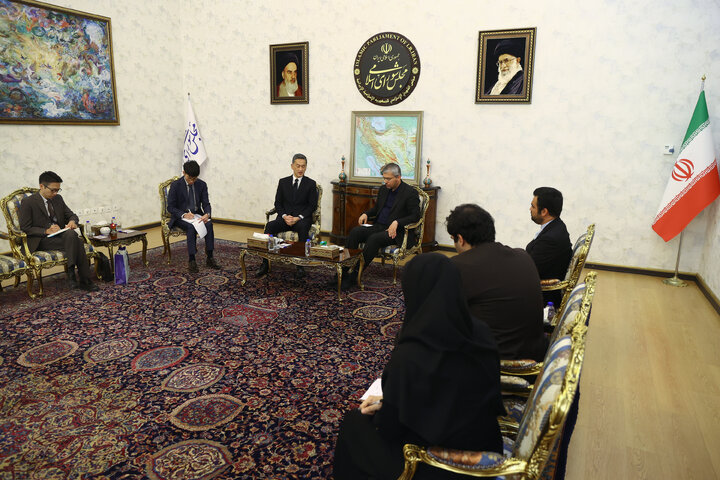 دیدار سفیر ژاپن در ایران با ابراهیم رضایی نماینده دشتستان