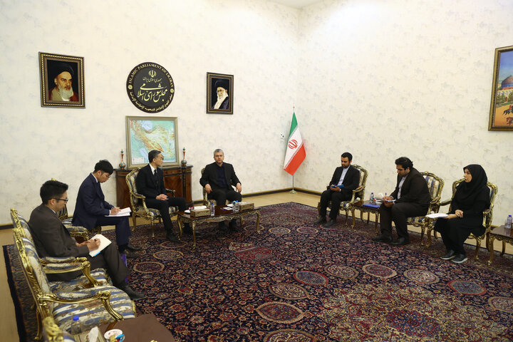 دیدار سفیر ژاپن در ایران با ابراهیم رضایی نماینده دشتستان