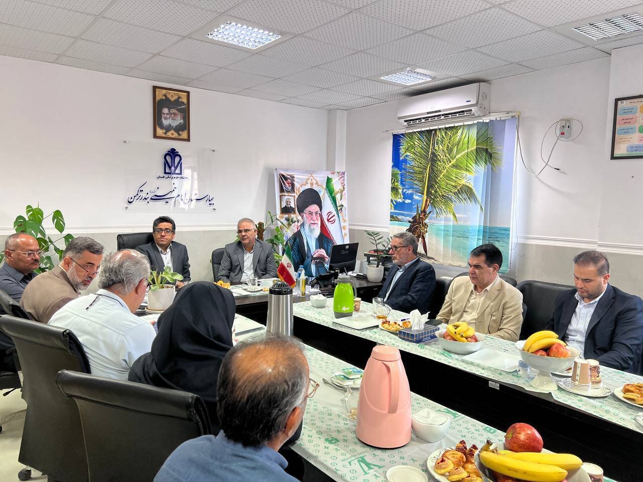 نشست بررسی نیازهای بیمارستان امام خمینی(ره) بندرترکمن با حضور ایری برگزار شد