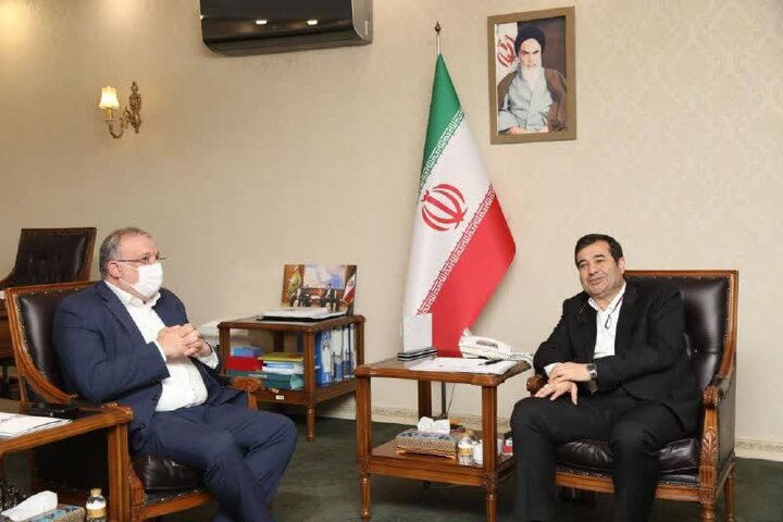 نشست سید فرید موسوی نماینده مراغه و عجب شیر با وزیر ورزش و جوانان/ اخذ دستورات لازم برای توسعه ورزش حوزه انتخابیه