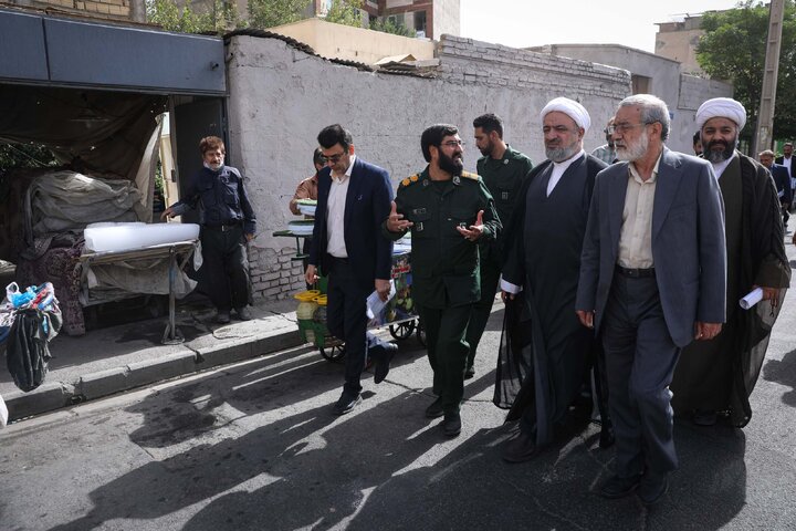 بازدید نمایندگان مجمع استان تهران از محله هرندی شوش