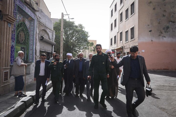 بازدید نمایندگان مجمع استان تهران از محله هرندی شوش
