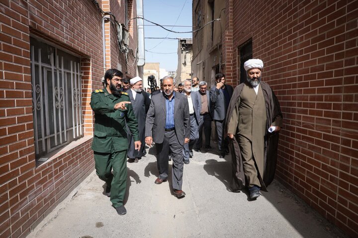 بازدید نمایندگان مجمع استان تهران از محله هرندی شوش