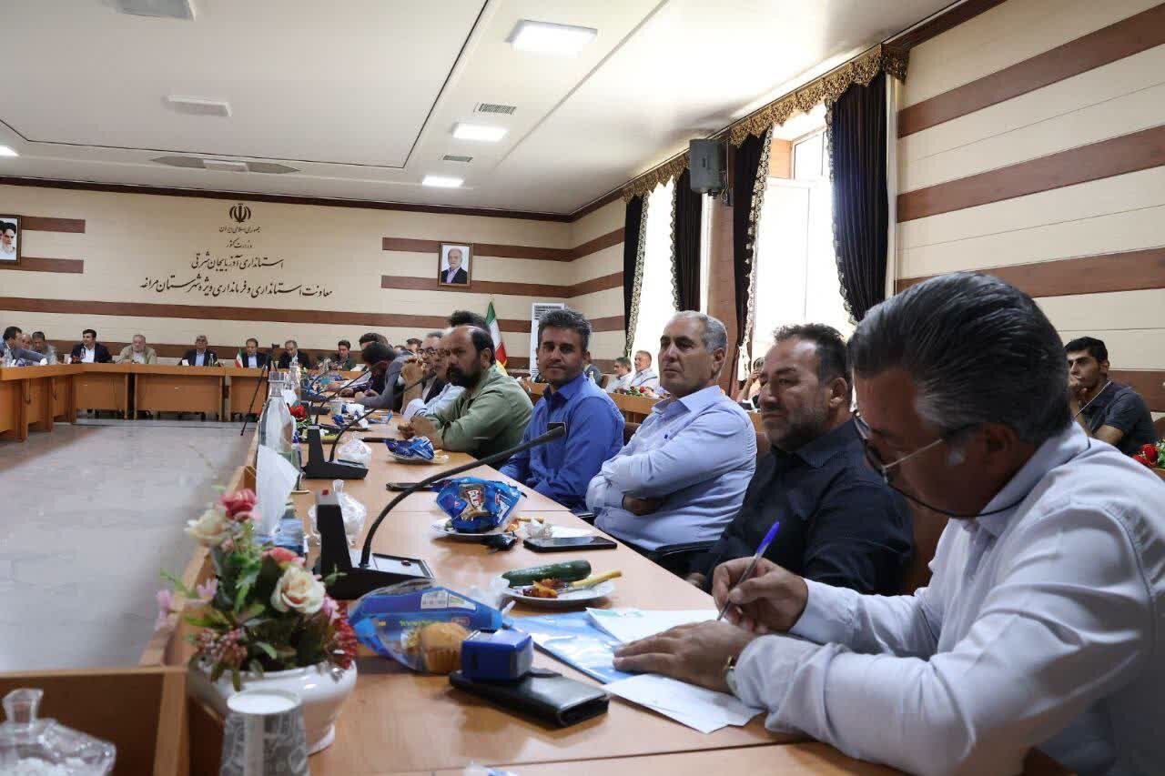 با حضور موسوی نماینده مراغه و عجب شیر؛ نشست بررسی مشکلات آب شرب و کشاورزی مراغه برگزار شد