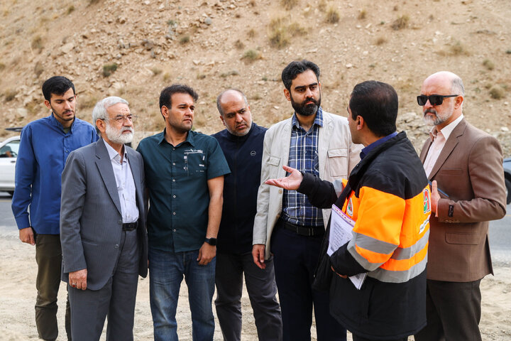 بازدید میدانی جمعی از اعضای مجمع نمایندگان تهران از پروژه‌های عمرانی و زیربنایی شهرستان شمیرانات