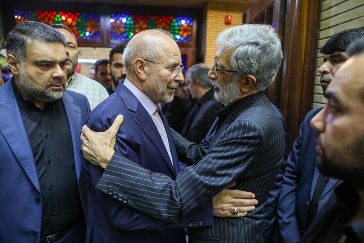 مراسم ختم مادر حداد عادل