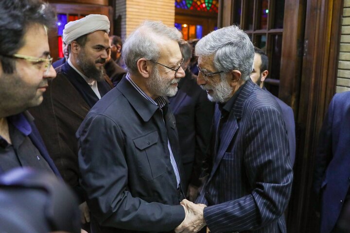 مراسم ختم مادر حداد عادل