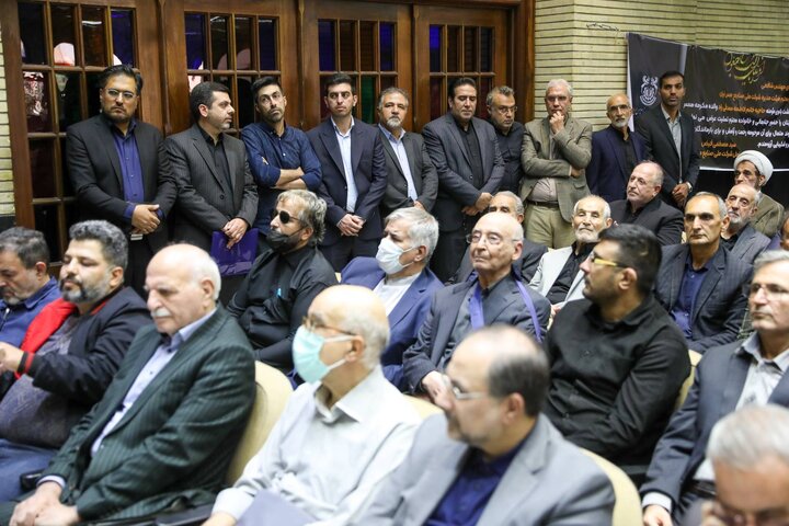 مراسم ختم مادر حداد عادل