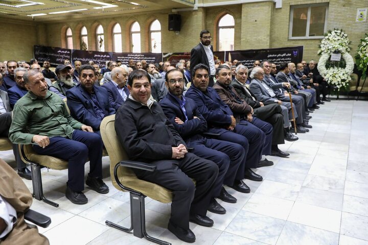 مراسم ختم مادر حداد عادل