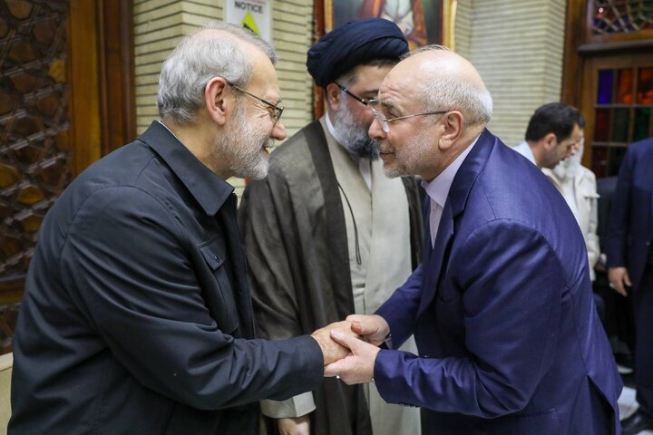 مراسم ختم مادر حداد عادل