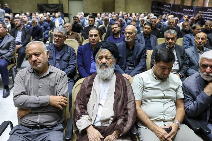 مراسم ختم مادر حداد عادل - حجت‌الاسلام سیدرضا اکرمی