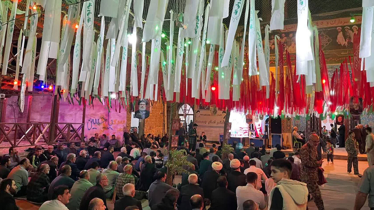 حضور کشوری در مراسم گرامیداشت مقام شهدا در روستای قراخیل