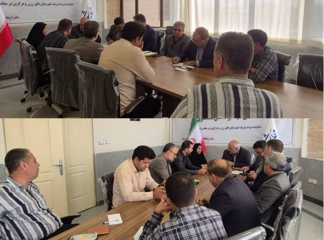 لایروبی قنوات و بهبود شبکه آب و برق در دستور کار نماینده رزن و درگزین/ پیگیری احداث زمین چمن و ارتقای امکانات ورزشی روستاهای درگزین و رزن  