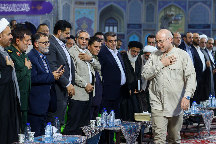 اختتامیه دومین کنگره ملی بزرگداشت ۳۰۰۰ شهید استان سمنان با حضور دکتر قالیباف