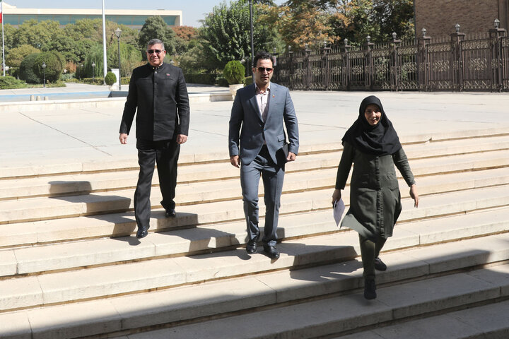 دیدار خوزه رافائل سیلوا سفیر ونزوئلا در ایران با  ابوالفضل عمویی