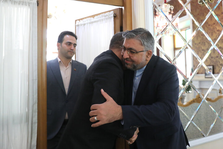 دیدار خوزه رافائل سیلوا سفیر ونزوئلا در ایران با  ابوالفضل عمویی