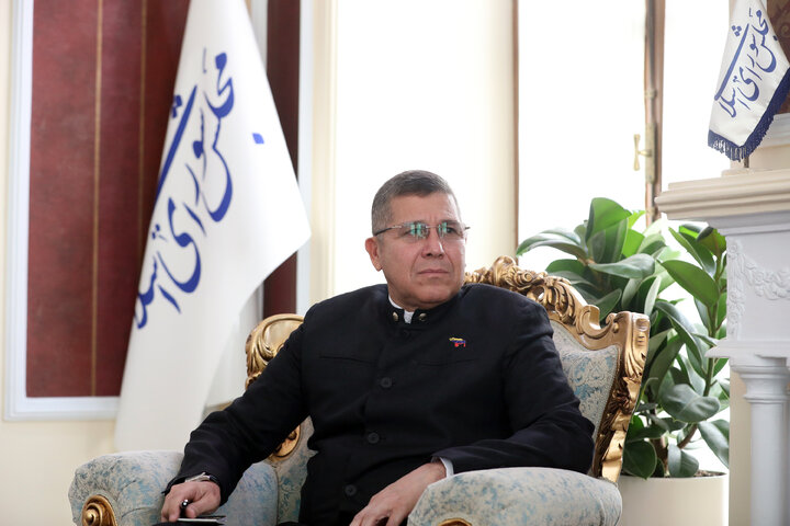 دیدار خوزه رافائل سیلوا سفیر ونزوئلا در ایران با  ابوالفضل عمویی