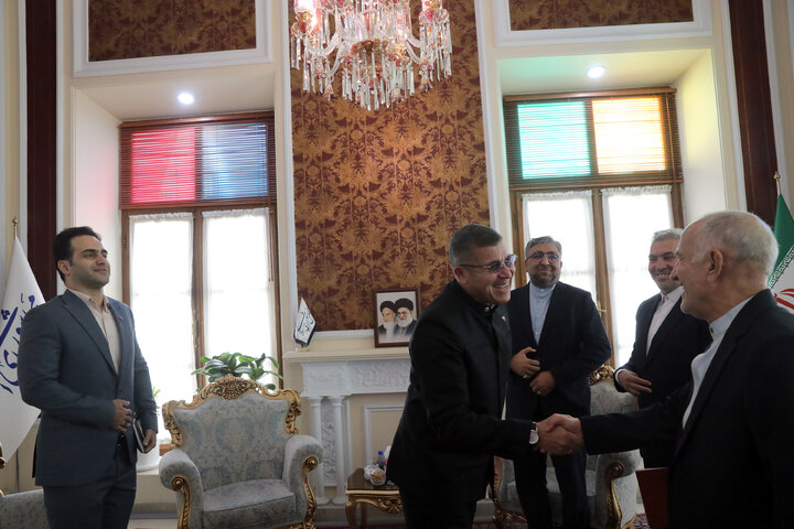 دیدار خوزه رافائل سیلوا سفیر ونزوئلا در ایران با  ابوالفضل عمویی