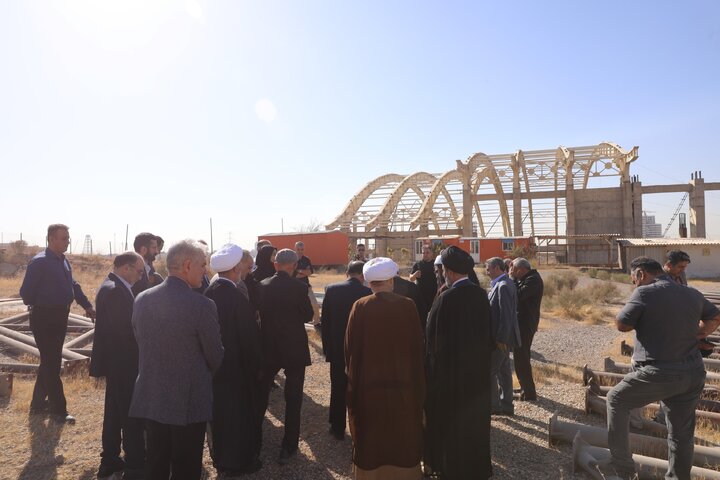 بازدید کمیسیون فرهنگی از روند ساخت تالار شهر قزوین و استادیوم ۶ هزار نفری سردار آزادگان