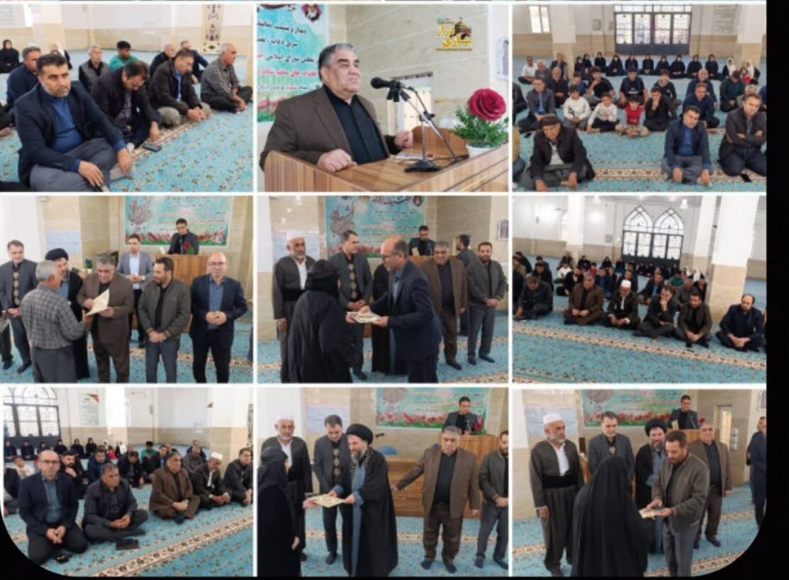 دیدار فتح الله حسینی با ۱۴۲۰ خانواده شهید و جانباز شهرستان های قصرشیرین، سرپل ذهاب و گیلان غرب طی دو سال اخیر