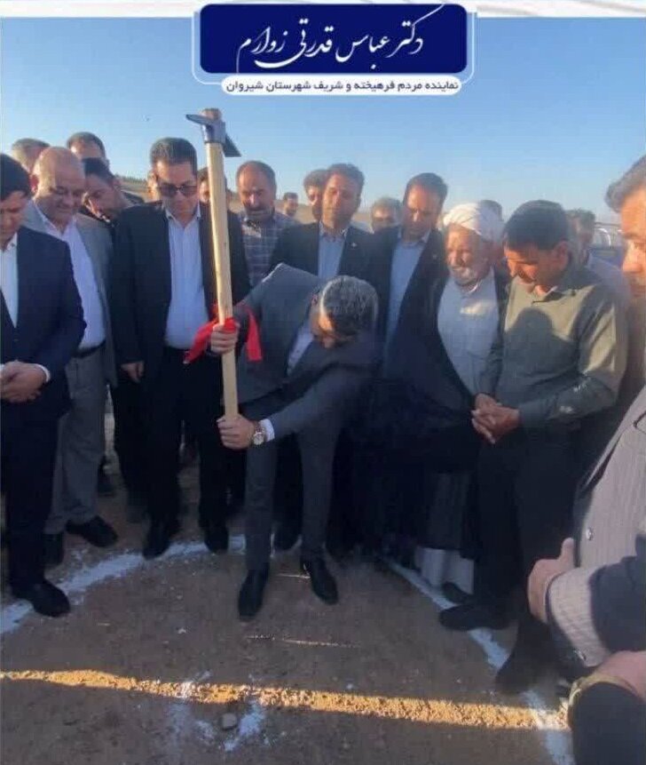 کلنگ زنی احداث ۴ مدرسه «روستای چلو» به متراژ ۲۳۲ متر مربع توسط «قدرتی»