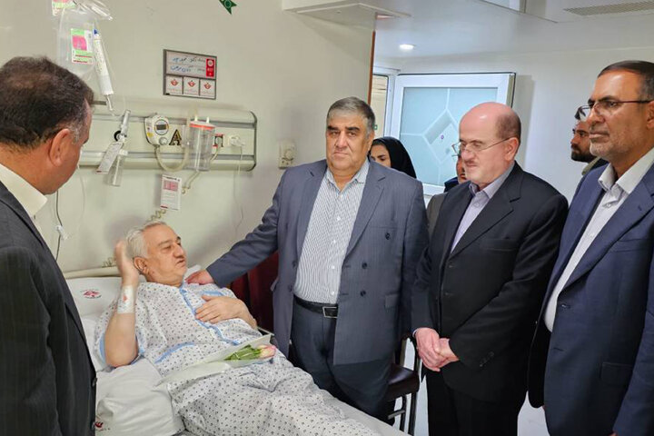 فراکسیون شاهد و ایثارگر در بیمارستان ساسان