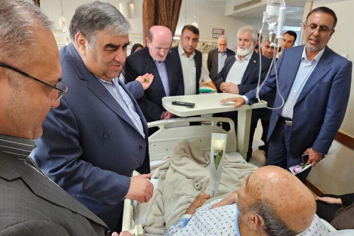 فراکسیون شاهد و ایثارگر در بیمارستان ساسان