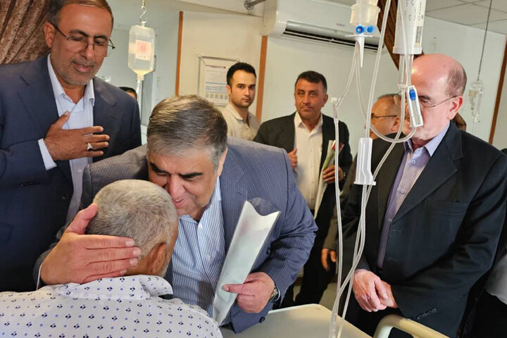 فراکسیون شاهد و ایثارگر در بیمارستان ساسان