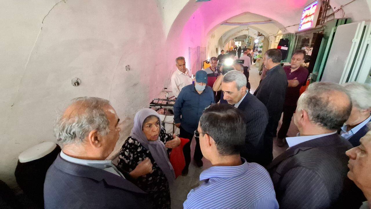 بازدید میدانی مقتدایی از بازار تاریخی اصفهان/ مطالبات و دغدغههای مردم بررسی شد