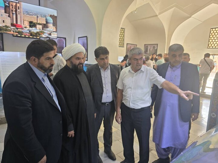 بازدید اعضای گروه دوستی‌پارلمانی ایران- ازبکستان از اماکن تاریخی و فرهنگی سمرقند