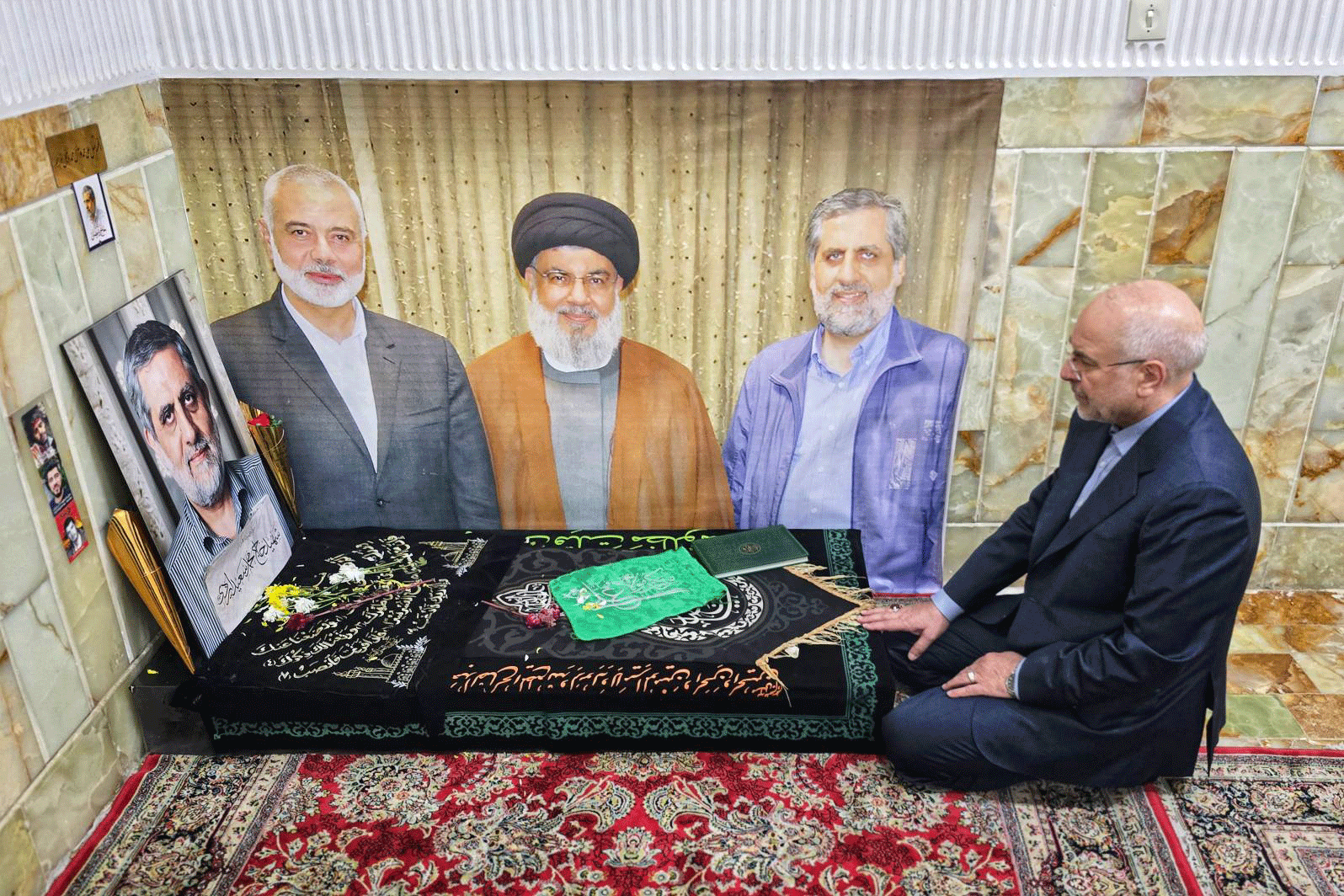 تشرف دکتر قالیباف به حرم حضرت فاطمه معصومه (س)