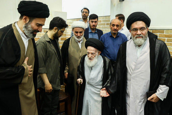 دیدار دکتر قالیباف و آیت‌الله شبیری زنجانی