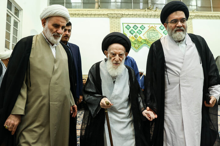 دیدار دکتر قالیباف و آیت‌الله شبیری زنجانی