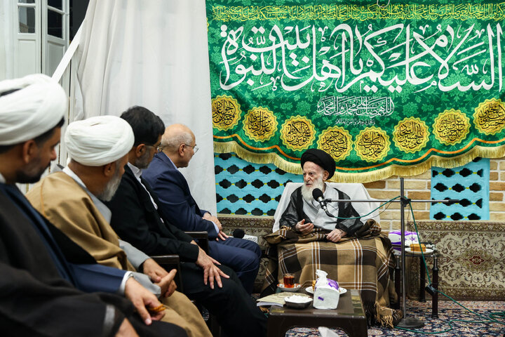 دیدار دکتر قالیباف و آیت‌الله شبیری زنجانی