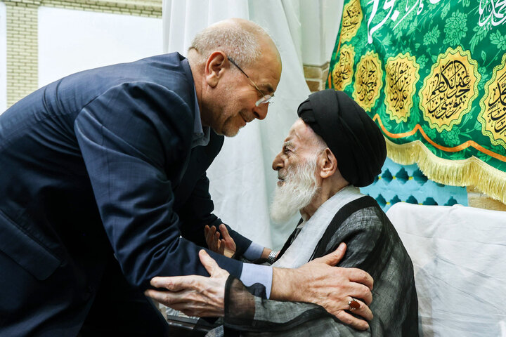 دیدار دکتر قالیباف و آیت‌الله شبیری زنجانی