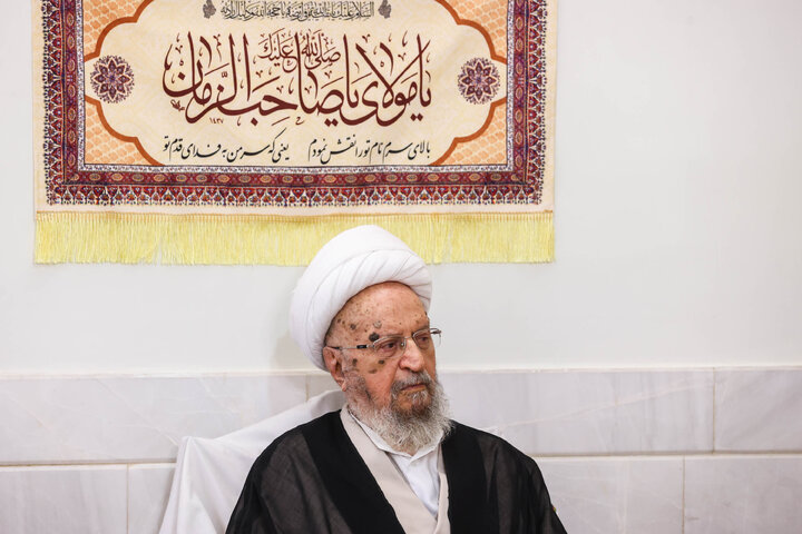 دیدار دکتر قالیباف و آیت‌الله مکارم شیرازی