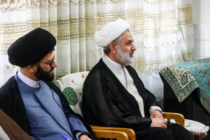 دیدار دکتر قالیباف و آیت‌الله مکارم شیرازی