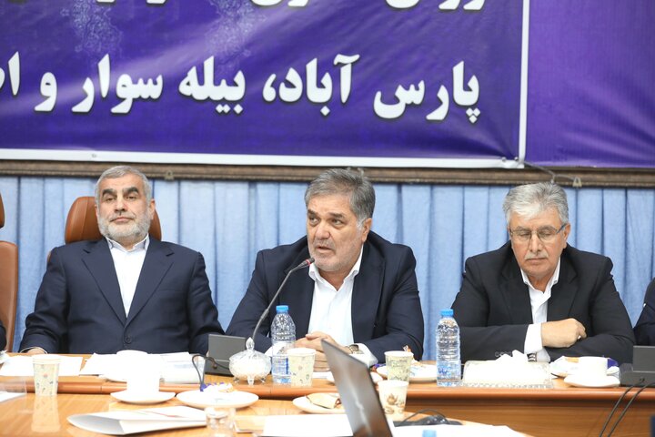 حضور نایب رئیس مجلس در شورای اداری متمرکز شهرستان های پارس آباد، بیله سوار و اصلاندوز