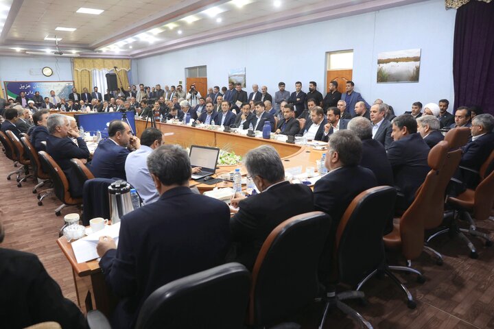 حضور نایب رئیس مجلس در شورای اداری متمرکز شهرستان های پارس آباد، بیله سوار و اصلاندوز